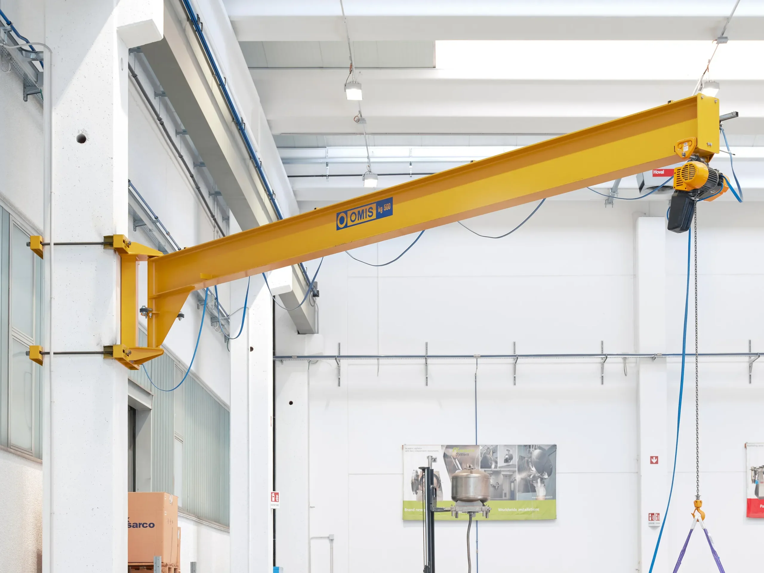 products and configurations - Profile wall-mounted jib crane 500kg Omis