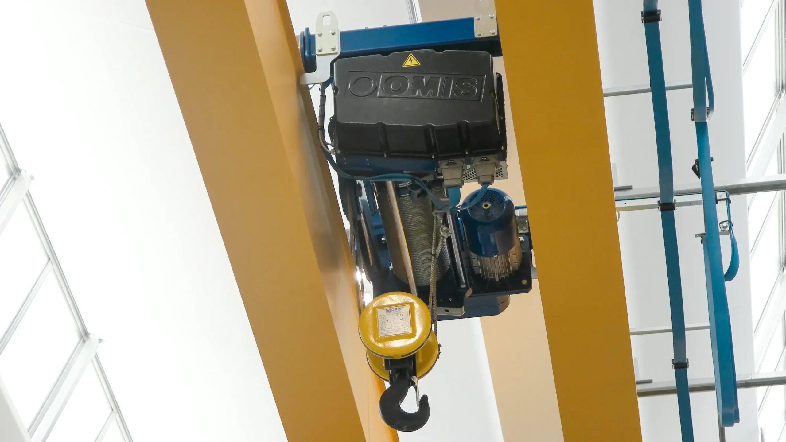 gallery - Rope hoist h series double-girder 10t agb example Omis 