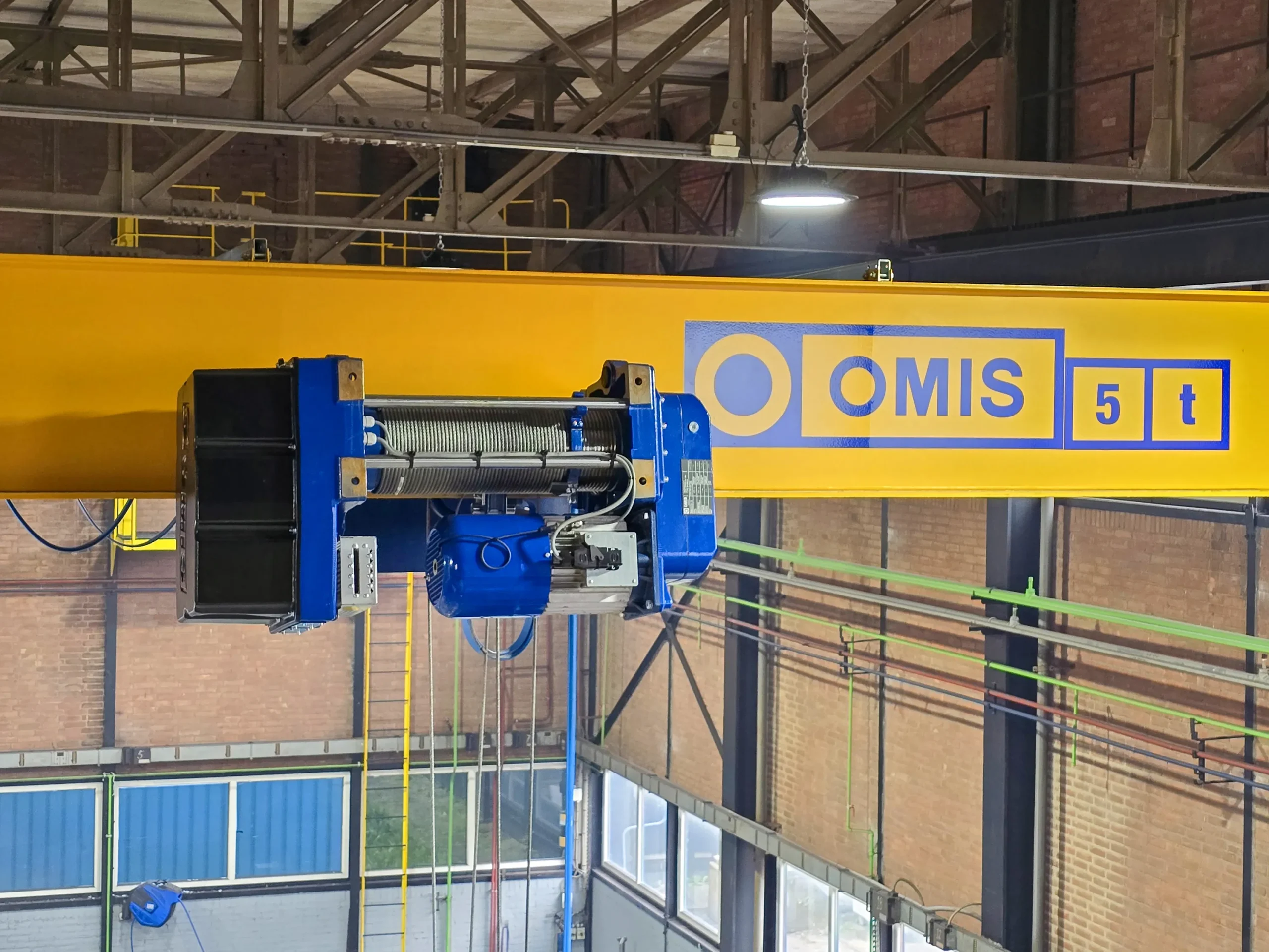 gallery - Rope hoist h series single-girder 5t Omis 