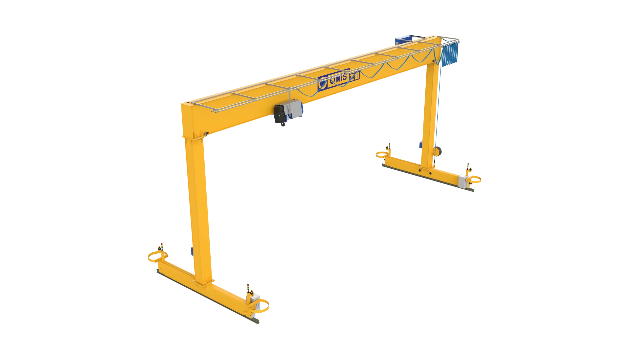 header - Single-girder gantry crane cvm 6 3t 3d Omis 