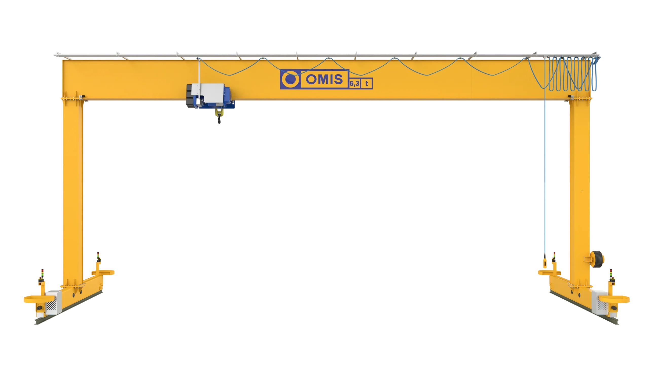 products and configurations - Single-girder gantry crane cvm 6 3t front 3d Omis 